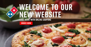 2 Regular Pizzas for $22, 2 Large Pizzas for $33 or 2 Xtra Large Pizzas for $44 at Domino's Pizza