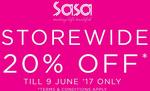 Sasa - Minimum 20% Off Everything In-Store until 9 June