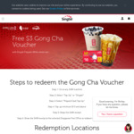 Bonus $3 Gong Cha Voucher When You Top Up $10 or More on Any SAM Machine - Singtel
