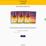 Free Immortelle Reset Serum Sample Kit from L'Occitane (Collect In-Store)