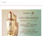 Free The History of Whoo - Bichup 5-day Trial Kit (Collect In-Store)