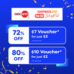 $7 Choc Spot Voucher for $2 via ShopBack