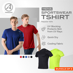 Bundle of 3 Mens Sportswear TShirt $10.90 + $1.99 Delivery @ Armedes Via Qoo10