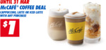 $1 Coffee with Any Purchase at McDonald's