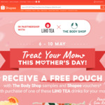 Purchase Selected LiHO Drinks, Get The Body Shop Samples & Shopee Vouchers at Shopee