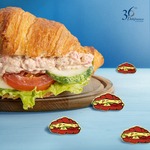 Chicken D'light, Tuna D'licious & Egg D'vine Sandwich Croissants for $5 (U.P. $7.50) at Delifrance