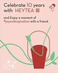 1 for 1 Drinks at Hey Tea