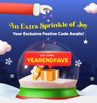 10% Cashback on All eCards at Fave