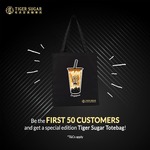 Purchase 4 Cups of Sugar Milk Series, Get a Free Limited Edition Tote Bag at Tiger Sugar (Jurong Point)