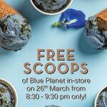 Free Scoop of Blue Planet Ice Cream, 26/3 from 8:30-9:30pm @ Kind Kones
