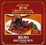 BBQ Char Siew for $9.90 (U.P. $17.80) at Kam's Roast