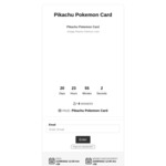 Win 1 of 4 Pikachu Pokemon Cards from Fastfoodsg.com