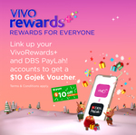 Link up VivoRewards+ and DBS PayLah! accounts to get a $10 Gojek Voucher