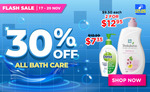 30% off All Bathcare at Watsons