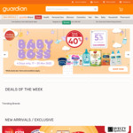 5% off ($120 Min Spend) Baby Products at Guardian