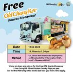 Free Set of Old Chang Kee Snacks, Wednesday (1/2) 11:10am-1:30pm @ Old Chang Kee Mobile Food Truck (Jurong East)