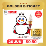 Mixue King Cone $0.50 Via Qoo10