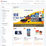 Free Tefal 4pc Set with $138 Minimum Spend on Participating Kimberly-Clark Products at FairPrice On