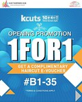 1 for 1 Haircuts at kcuts (Our Tampines Hub)