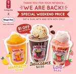 $1 off All Bubble Tea Floats (from $4.50) at Gong Cha