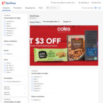 $3 off with $20 Minimum Spend on Participating Coles Products at FairPrice