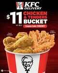 Chicken & Tenders Bucket for $11 (U.P. $22.4) at KFC Delivery