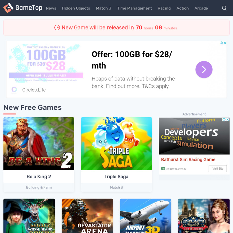 1000 Free Games to Play - GameTop