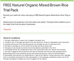 Free Naturel Organic Mixed Brown Rice Trial Pack Delivered from Naturel