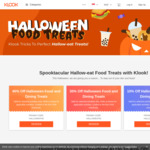 Klook 40%, 30% or 10% off Food Treats