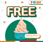 Free Mr Softee Ice Cream from 7-Eleven on 10 Jul