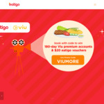 Win a 180 Day Viu Premium Subscription (20 Winners) or a $20 eatigo Cash Voucher (50 Winners) from eatigo