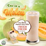 2x Icy Rock Melon Soy Milk Drinks for $7.60 (U.P. $8.40) at Mr Bean