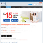 12% off Hotel Bookings Worldwide from ZUJI.com.sg