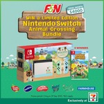 Win 1 of 4 Limited Edition Nintendo Switch Animal Crossing Bundles at 7-Eleven