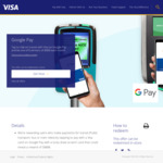 Win $888 (24 Winners, 8 Monthly) from Visa/Google - Use Google Pay with Linked Visa Card on Public Transport