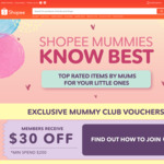 $10 off All Toys, Kids & Babies ($100 Minimum Spend) at Shopee