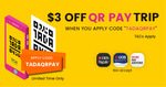 $3 off Rides with TADA (NETS QR Payments)