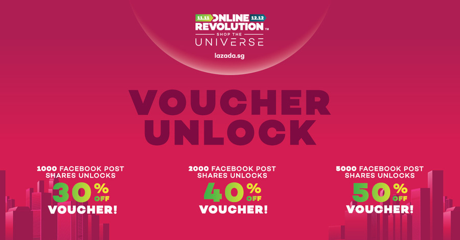 Lazada Singles Day (11.11) - 40% off 