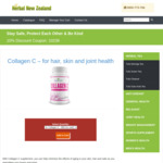 20% Discount Collagen C Supplement - Ship from New Zealand