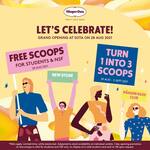 Free Scoops for Students & NSF at Häagen-Dazs (SOTA)