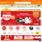 $8 off ($88 Min Spend) or $18 off ($138 Min Spend) Sitewide at Guardian