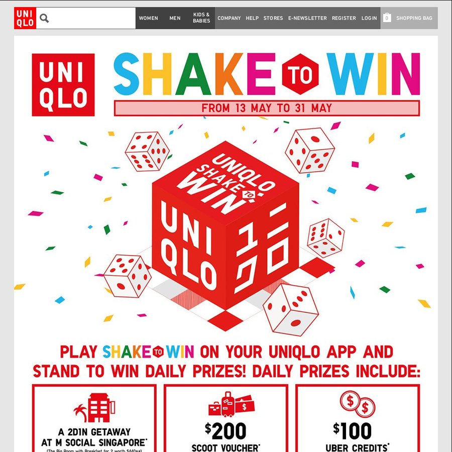 From Store To App Uniqlos Online Shopping App Launches in Spore  Vulcan  Post