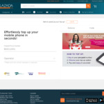 5% off Singtel, StarHub and M1 Mobile Recharges/Top-Ups at Lazada