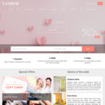 30% off Any Booking at Vaniday (New Customers, Discount Cap at $15), 10% off Booking (Existing Customers)