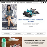 Free Shipping Sitewide (No Minimum Spend) at Crocs