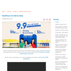 $3 off for All + Bonus 200 Linkpoints for NTUC Union Members at FairPrice (1st In-Store App Purchases)