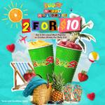 2x Original Sized Most Popular or Crushes Drinks for $10 at Boost Juice Bars