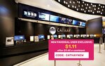 $8.29 Cashback on a $9.40 Movie Ticket at Cathay Cineplexes via Fave (New Customers)