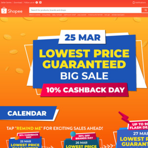 Priyayikoga: 10 Cashback Shopee