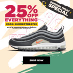 25% off Everything ($250 Min Spend, Excludes Sale Items) at JD Sports